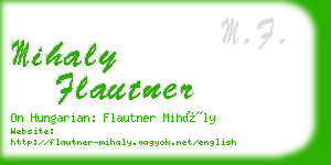 mihaly flautner business card